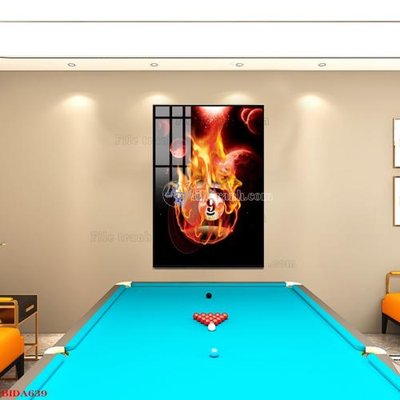 Hình ảnh file gốc File tranh quán bida bi-a BILLARD BIDA639 (chất lượng cao)