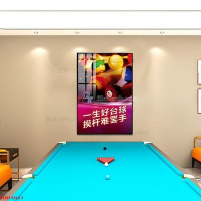 Hình ảnh file gốc File tranh quán bida bi-a BILLARD BIDA641 cho in UV