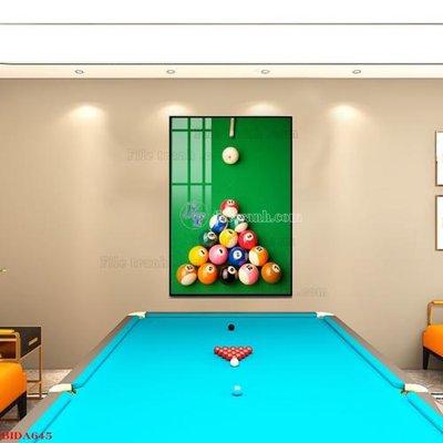 File gốc File tranh quán bida bi-a BILLARD BIDA645 (PNG) trong suốt (transparent)