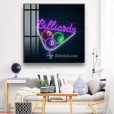 File tranh File tranh quán bida bi-a BILLARD BIDA659 (gốc) in backlit film