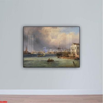 Tải file Tranh sơn dầu phong cảnh châu âu CA4004 (gốc) in ấn ngay lập tức