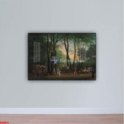 Tệp tin gốc Tranh sơn dầu phong cảnh châu âu CA4014 (dùng cho in ấn) chuyên nghiệp