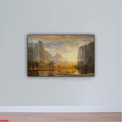 File in trần Tranh sơn dầu phong cảnh châu âu CA4046 (file gốc) chủ đề vũ trụ