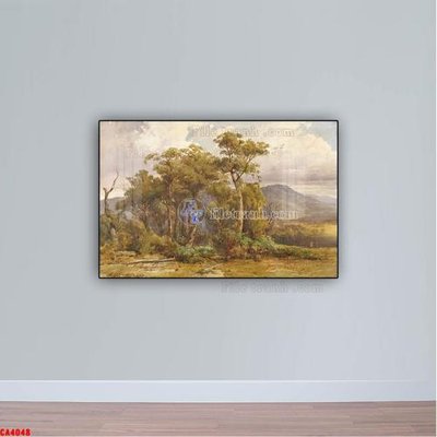 File in lụa Tranh sơn dầu phong cảnh châu âu CA4048 (tân cổ điển) Tranh sơn dầu phong cảnh châu âu CA4048