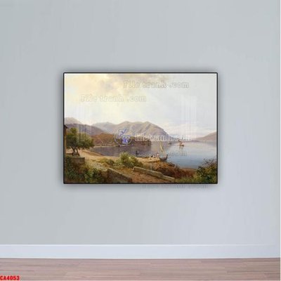 File PSD Tranh sơn dầu phong cảnh châu âu CA4053 (bản gốc) cho nhà in