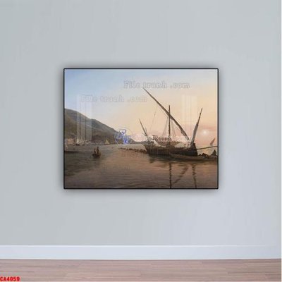 File tranh Tranh sơn dầu phong cảnh châu âu CA4059 (bản gốc) treo phòng ăn