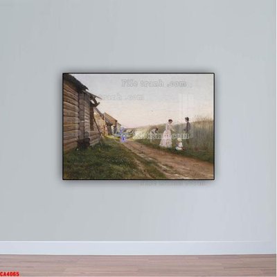 Download file gốc Tranh sơn dầu phong cảnh châu âu CA4065 (độ nét cao)