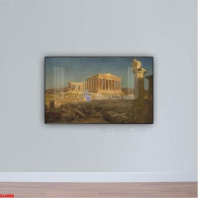 File gốc Tranh sơn dầu phong cảnh châu âu CA4089 (trang trí) cho phòng khách