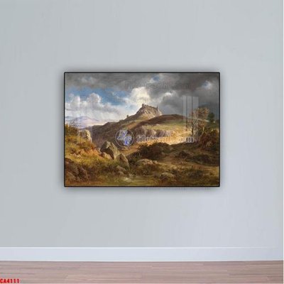 File gốc Tranh sơn dầu phong cảnh châu âu CA4111 (in tráng gương) sang trọng