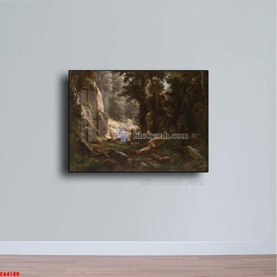 Tải file gốc Tranh sơn dầu phong cảnh châu âu CA4189 (in bạt) quảng cáo