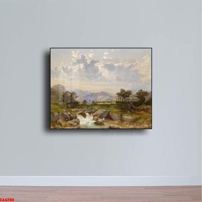 File in ấn Tranh sơn dầu phong cảnh châu âu CA4200 chuyên nghiệp