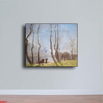 File in ấn Tranh sơn dầu phong cảnh châu âu CA4217 (bản gốc) từ file gốc