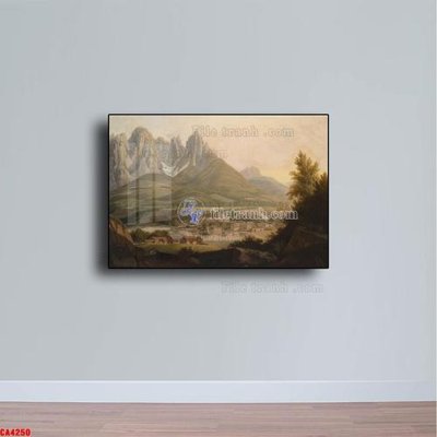 File gốc Tranh sơn dầu phong cảnh châu âu CA4250 (phong cách) châu Âu