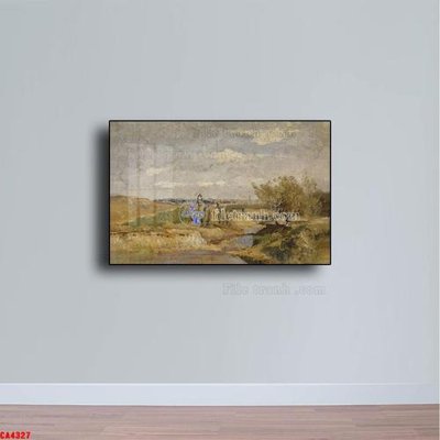 File tranh Tranh sơn dầu phong cảnh châu âu CA4327 (gốc) in backlit film