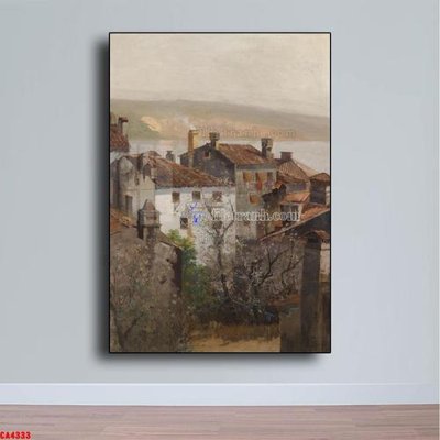 File tranh Tranh sơn dầu phong cảnh châu âu CA4333 (ảnh gốc) độc quyền