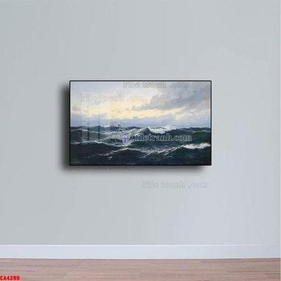 File in lụa Tranh sơn dầu phong cảnh châu âu CA4399 (chất lượng cao) Tranh sơn dầu phong cảnh châu âu CA4399