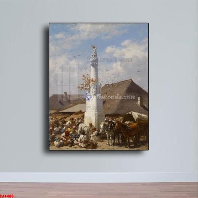 Download file Tranh sơn dầu phong cảnh châu âu CA4406 (chuẩn in) chất lượng cao