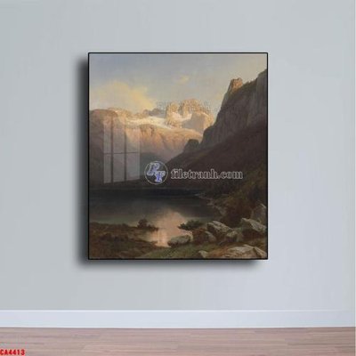 File gốc in ấn Tranh sơn dầu phong cảnh châu âu CA4413 (sẵn sàng tải về)
