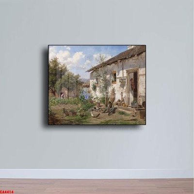 Mua file gốc Tranh sơn dầu phong cảnh châu âu CA4414 (in ấn) tại Filetranh.com