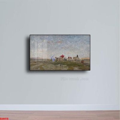 File tranh Tranh sơn dầu phong cảnh châu âu CA4415 (gốc) chủ đề con người