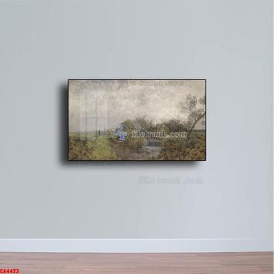 File tranh Tranh sơn dầu phong cảnh châu âu CA4423 (ảnh gốc) độc quyền