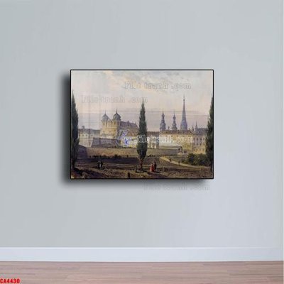 Tải file Tranh sơn dầu phong cảnh châu âu CA4430 (ảnh gốc) file TIFF