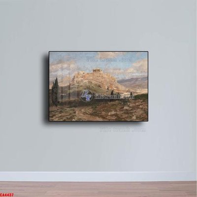 Tải xuống file tranh gốc Tranh sơn dầu phong cảnh châu âu CA4437 (PSD/TIFF)