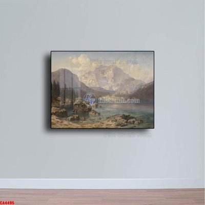 File in ấn chuyên nghiệp Tranh sơn dầu phong cảnh châu âu CA4495 (file gốc)