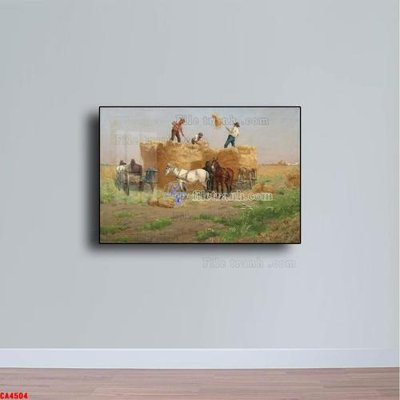 File gốc Tranh sơn dầu phong cảnh châu âu CA4504 (in mica) cắt laser