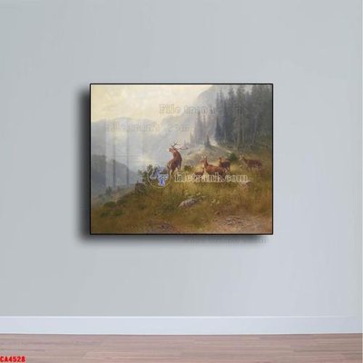 File PSD Tranh sơn dầu phong cảnh châu âu CA4528 (gốc) cho designer