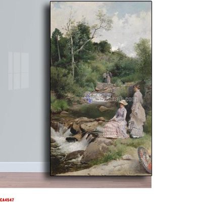File tranh trang trí Tranh sơn dầu phong cảnh châu âu CA4547 (tải file gốc)