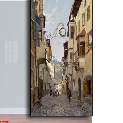 Tải file gốc Tranh sơn dầu phong cảnh châu âu CA4585 (in không vỡ ảnh)