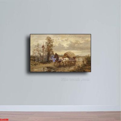 Tải file Tranh sơn dầu phong cảnh châu âu CA4598 (gốc) in ấn chất lượng