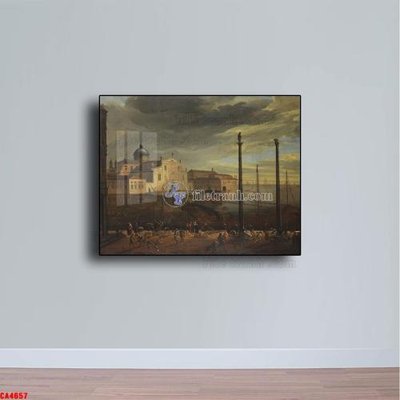 Tệp tin gốc Tranh sơn dầu phong cảnh châu âu CA4657 (chất lượng) Tranh sơn dầu phong cảnh châu âu CA4657