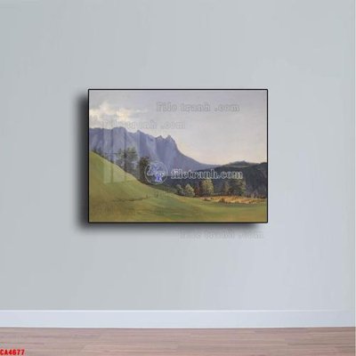 File gốc in ấn Tranh sơn dầu phong cảnh châu âu CA4677 (sẵn sàng tải về)
