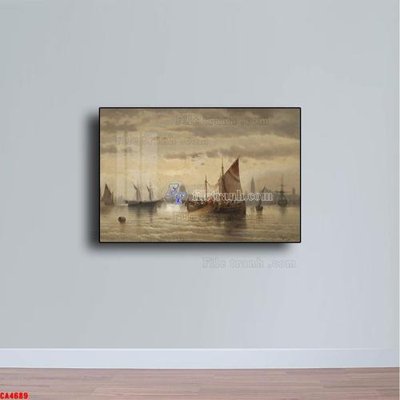 File gốc Tranh sơn dầu phong cảnh châu âu CA4689 (cho in ấn) từ kho Filetranh