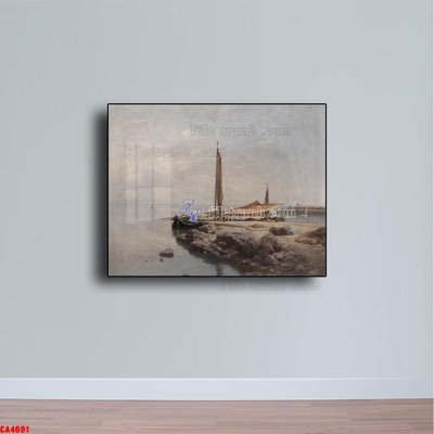 Mua file gốc Tranh sơn dầu phong cảnh châu âu CA4691 (PSD) tại Filetranh.com