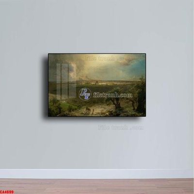 Tải file Tranh sơn dầu phong cảnh châu âu CA4699 (gốc) in trên mọi chất liệu