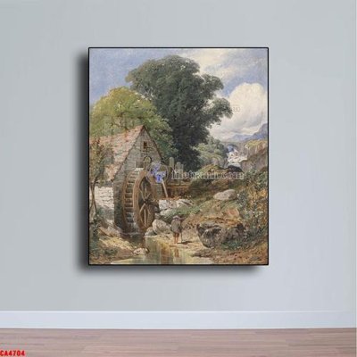 Mua file ảnh gốc Tranh sơn dầu phong cảnh châu âu CA4704 (chất lượng cao)