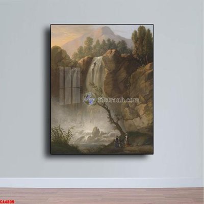File gốc in tráng gương Tranh sơn dầu phong cảnh châu âu CA4809 chi tiết