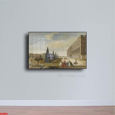 Hình ảnh file gốc Tranh sơn dầu phong cảnh châu âu CA4841 cho in UV