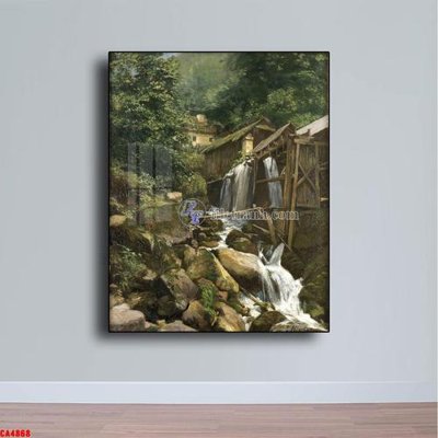 Download file Tranh sơn dầu phong cảnh châu âu CA4868 (chuẩn in) chất lượng cao