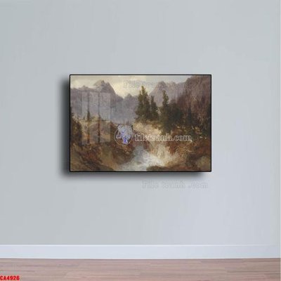 Tải file gốc Tranh sơn dầu phong cảnh châu âu CA4926 (bản PSD) đầy đủ layer