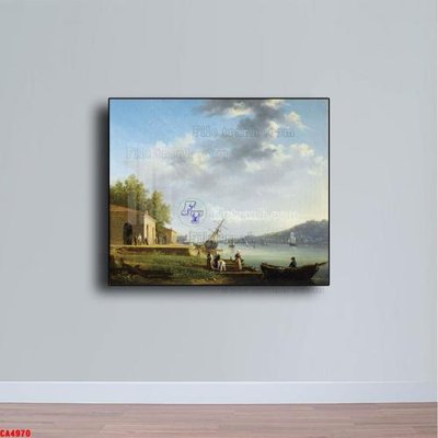 File gốc Tranh sơn dầu phong cảnh châu âu CA4970 (in 3D) nghệ thuật