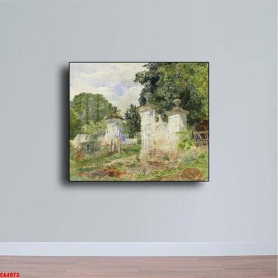 File PSD Tranh sơn dầu phong cảnh châu âu CA4973 (bản gốc) chất lượng nhất