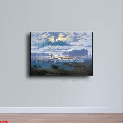 File gốc in ấn Tranh sơn dầu phong cảnh châu âu CA4983 độ phân giải cao