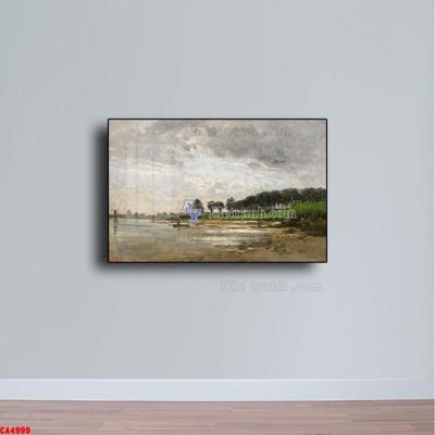 File gốc Tranh sơn dầu phong cảnh châu âu CA4999 (in ấn) màu sắc trung thực