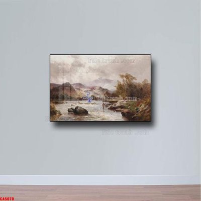 Cung cấp file tranh gốc Tranh sơn dầu phong cảnh châu âu CA5070 độc quyền