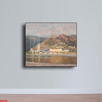 File tranh Tranh sơn dầu phong cảnh châu âu CA5123 (ảnh gốc) cho in ấn kỹ thuật số