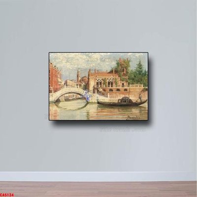 File tranh ảnh gốc Tranh sơn dầu phong cảnh châu âu CA5134 dùng cho in khổ lớn